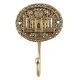 Golden Beautifull The Taj Mahal Wall Brass Decorative Hook